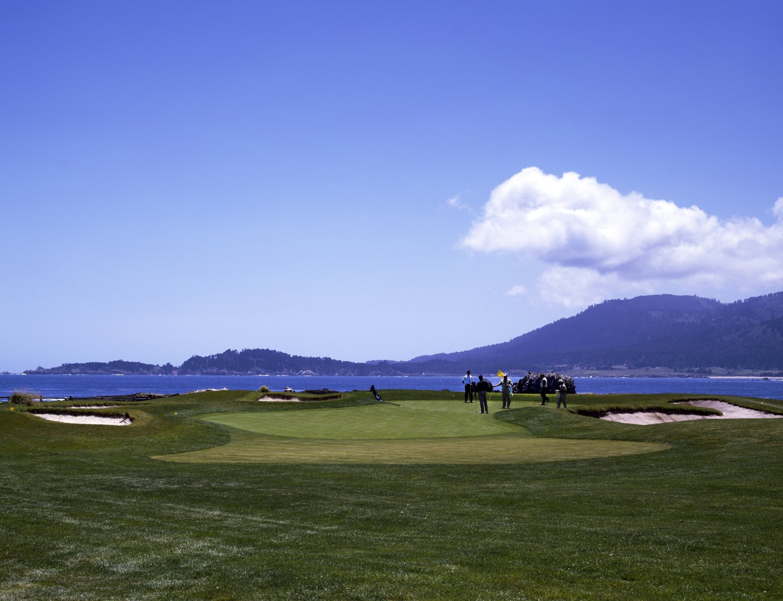 On the course